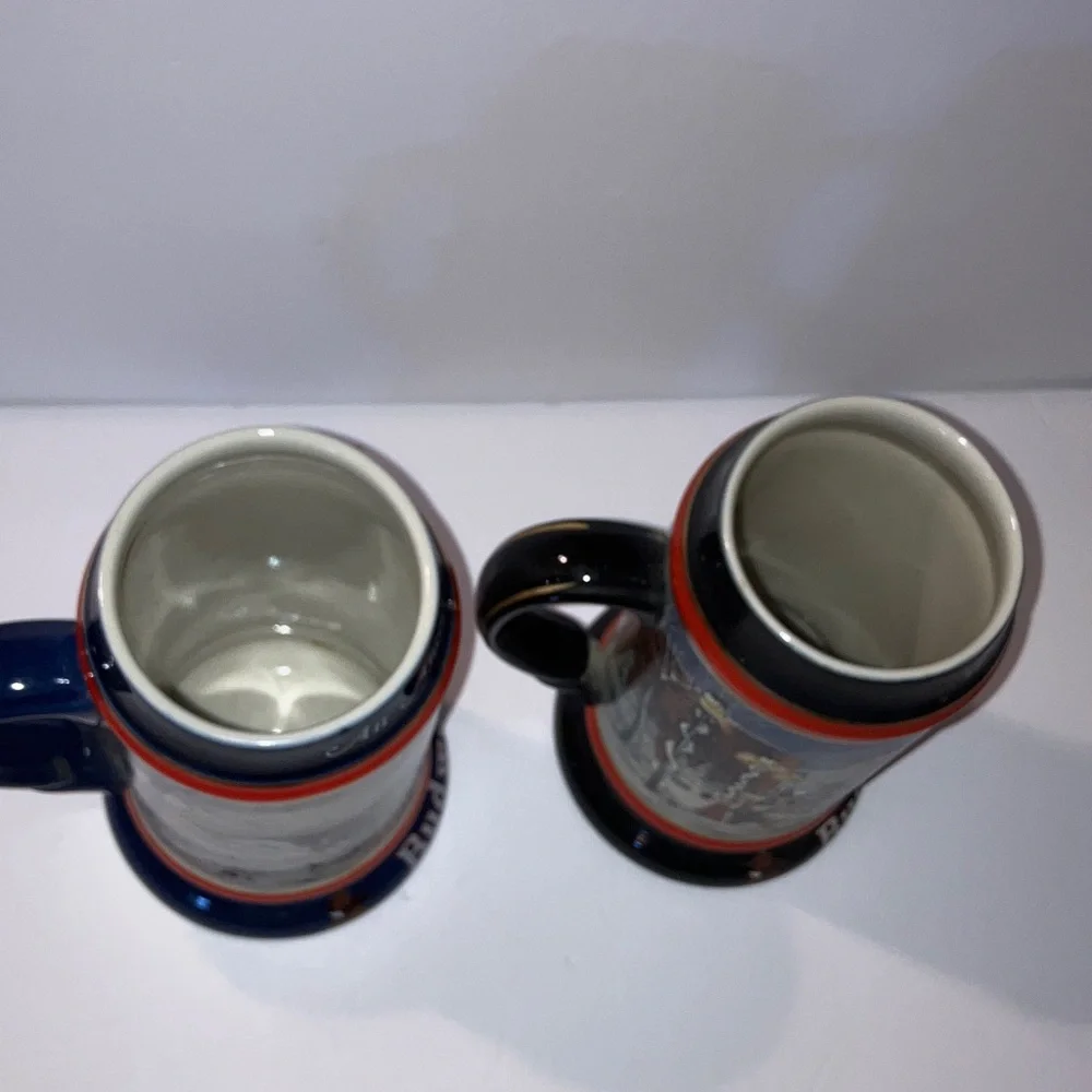Budweiser pair steins